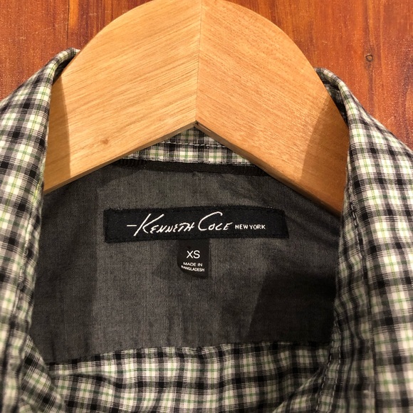 Kenneth Cole Plaid shirt - Picture 4 of 6